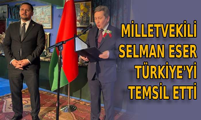 Selman Eser Türkiye’yi temsil etti