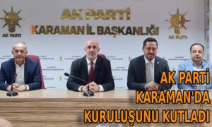 AK Parti Karaman’da kuruluşunu kutladı