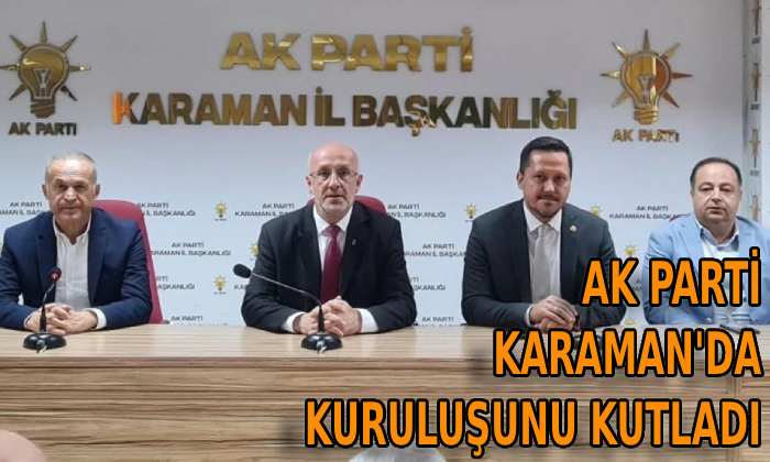 AK Parti Karaman’da kuruluşunu kutladı