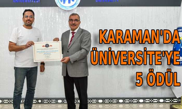 Karaman’da Üniversiteye 5 ödül