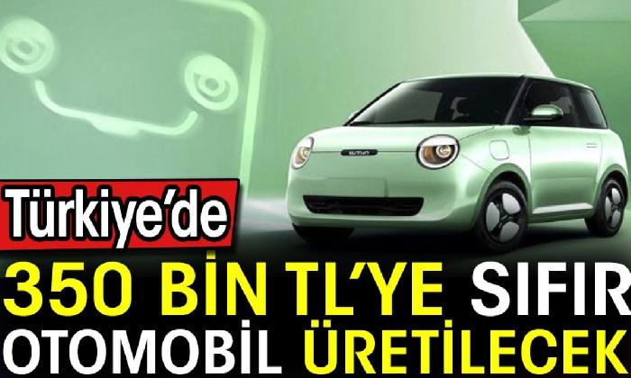 Türkiye’de 350 bin TL’ye sıfır otomobil