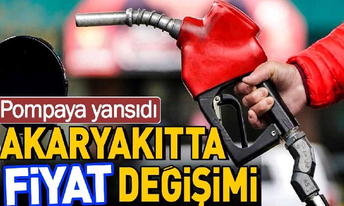 Akaryakıtta fiyat değişimi