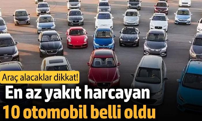 En az yakıt harcayan otomobiller hangisi?