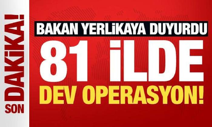 81 ilde silah kaçakçılarına operasyon