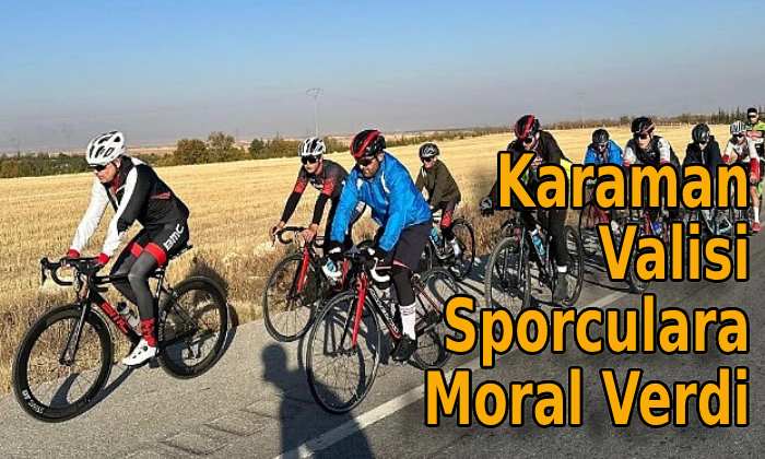 Karaman Valisi Sporculara Moral Verdi