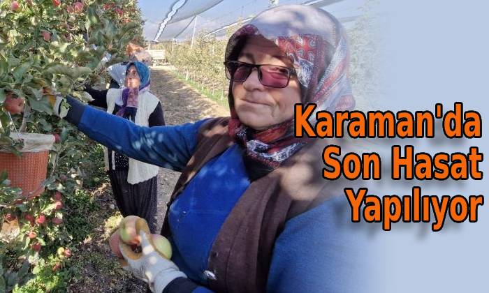 Karaman’da Son Hasat