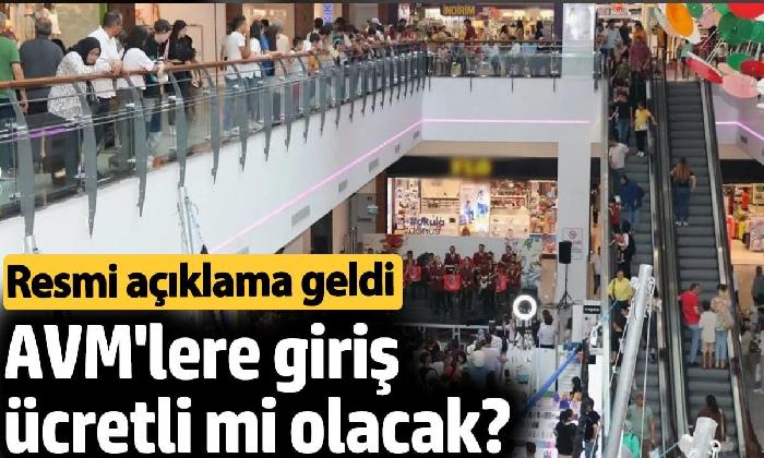 AVM’lere giriş ücretli mi olacak?