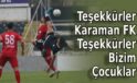 Karaman FK Sevindirmeye Devam Ediyor