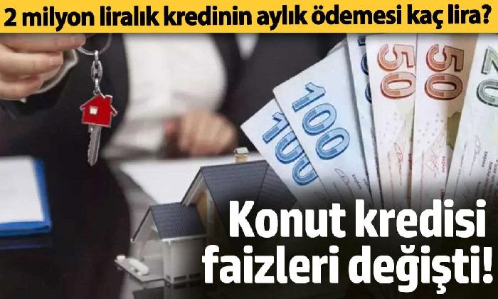 Konut kredisi alan kaç lira taksit öder?