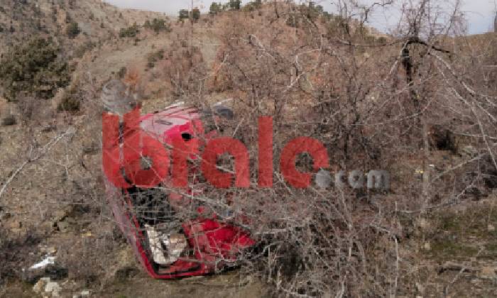 Karaman'da Araç Metrelerce Takla Attı