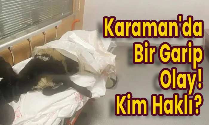 Karaman’da Bir Garip Olay! Kim Haklı?