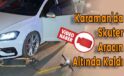 Karaman’da skuter aracın altında kaldı