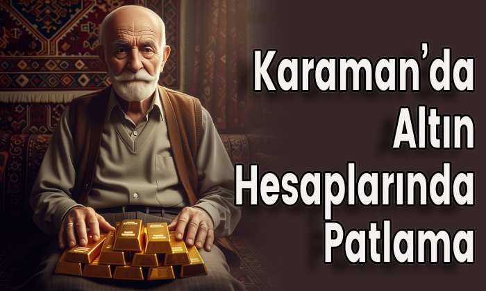 Karaman’da Altın Hesaplarında Patlama