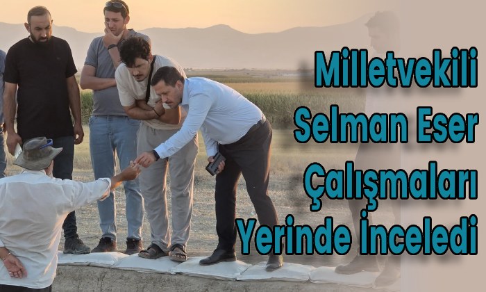 Milletvekili Selman Eser Çalışmaları Yerinde İnceledi