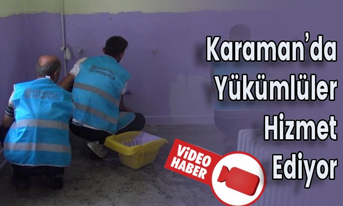 Karaman’da Yükümlüler Hizmet Ediyor