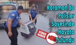 Karaman’da Polisler Sayesinde Hayata Tutundu
