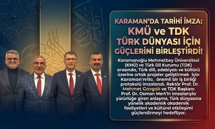 Karaman’da Türk Dünyası için Güçler Birleştirildi