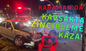 Karaman’da Zincirleme Kaza