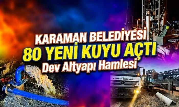 Karaman Belediyesi 80 Kuyu Açtı