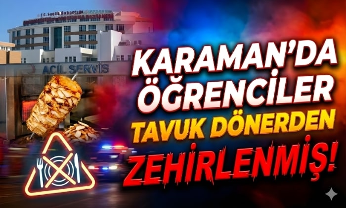 Karaman’da Öğrenciler Zehirlenmiş!