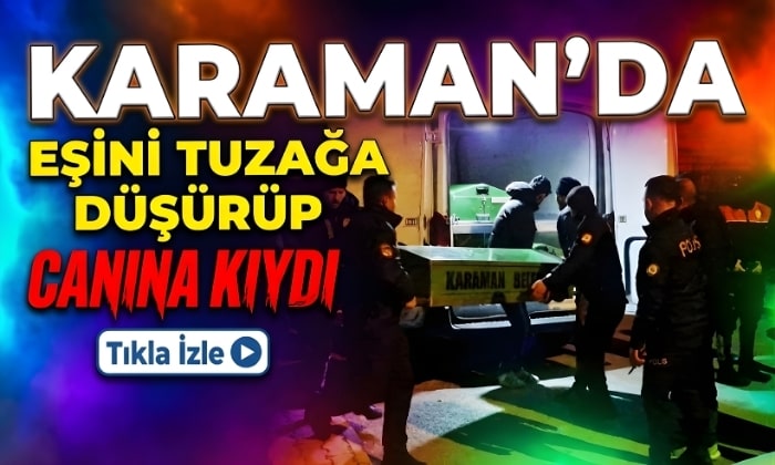 Karaman’da Kan Donduran Olay