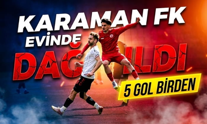 Karaman FK Evinde Dağıldı