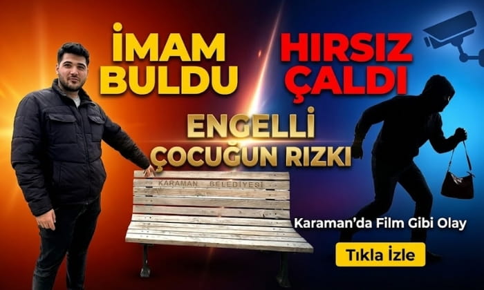 Karaman’da İmam Buldu, Hırsız Çaldı!