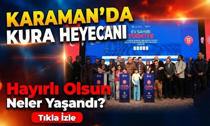 Karaman’da Kura Heyecanı
