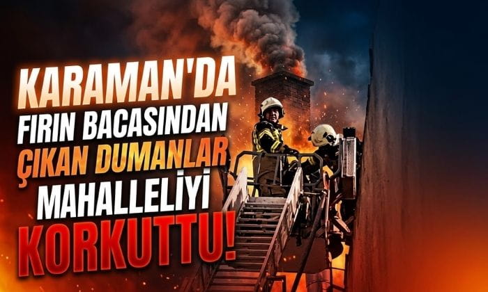 Karaman’da Dumanlar Korkuttu