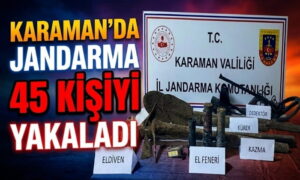 Karaman’da Hem Uyuşturucu Hem Defineci Avı