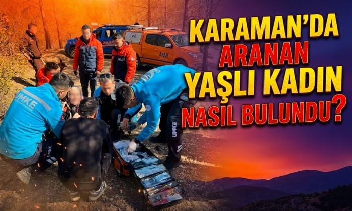 Karaman’da Yaşlı Kadın Nasıl Bulundu?