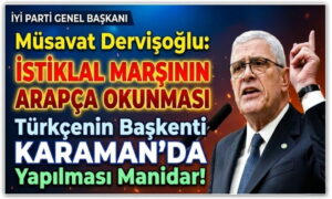 Dervişoğlu’ndan Karaman’daki Olaya Tepki