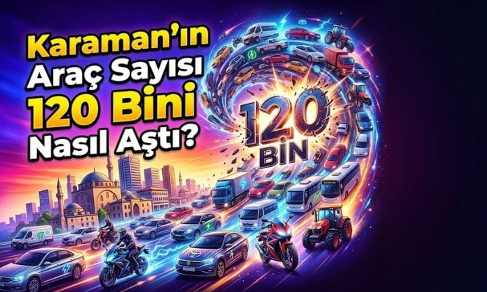 Karaman’ın Araç Sayısı 120 Bini Nasıl Aştı?