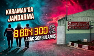Karaman’da Jandarmadan Kaçamadılar
