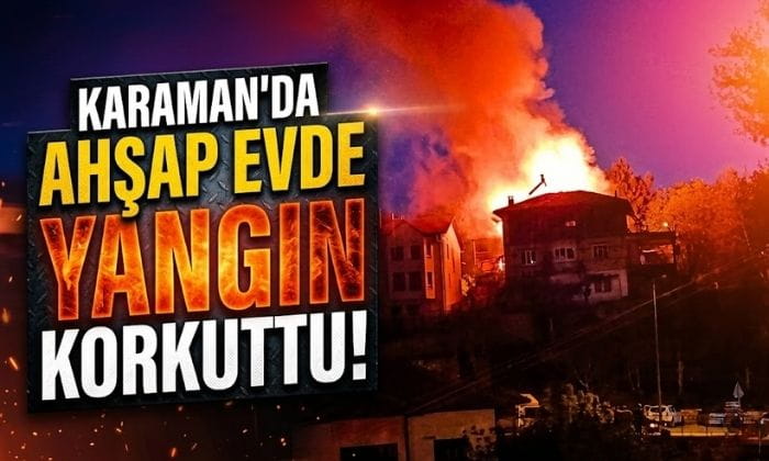 Ahşap Evde Korkutan Yangın!