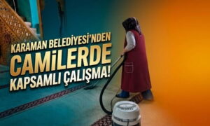 Karaman Belediyesinden Camilerde Çalışma