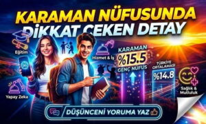Karaman Nüfusunda Dikkat Çeken Detay