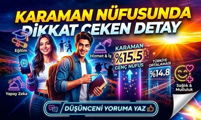 Karaman Nüfusunda Dikkat Çeken Detay