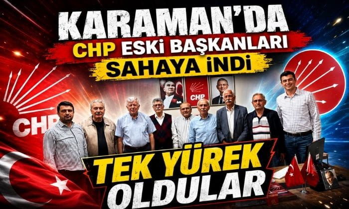 Karaman’da Eski İl Başkanları Sahaya İndi