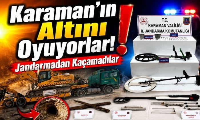 Karaman’da Defineciler Abarttı