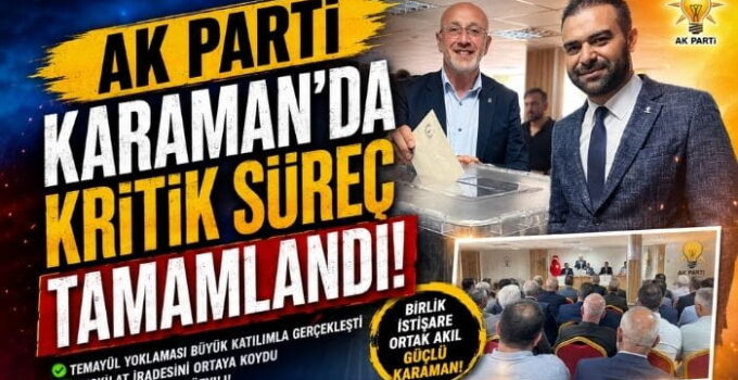 AK Parti Karaman’da Temayül Yoklaması