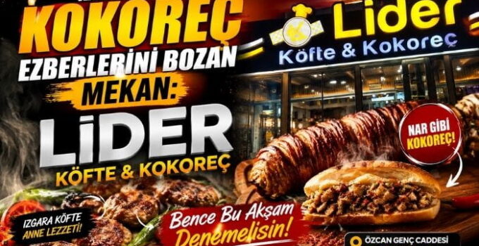 Karaman’da Kokoreç Lider’de Yenir